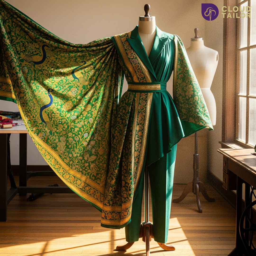 Give A Second Life To Your Saree By Upcycling it for Sustainable Style | CloudTailor