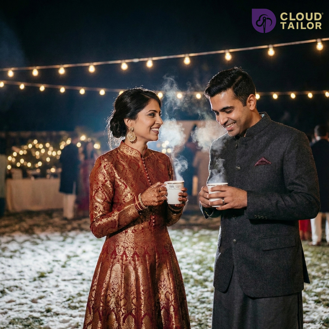 Winter Wedding Guest Outfits: What to Wear When It’s Freezing Outside  | CloudTailor