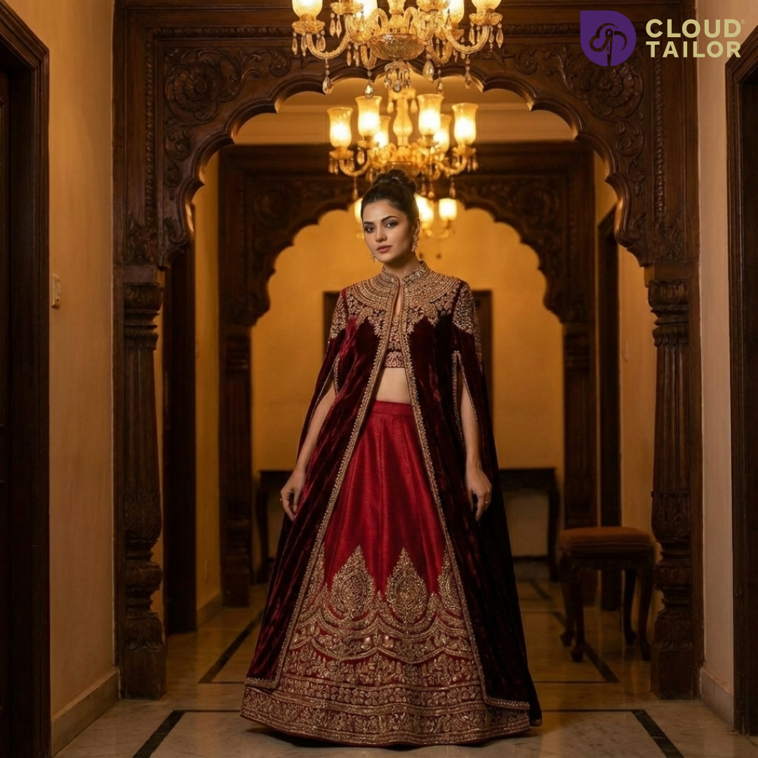 The Winter Bride: Fabric and Silhouette Choices for a Cozy Wedding Dresses in | CloudTailor