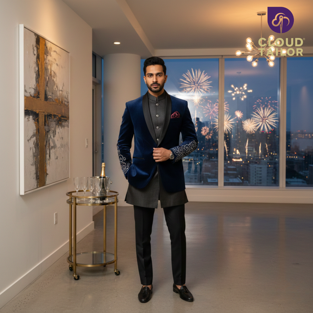 Men's Custom-Tailored Suits and Blazer Outfits for New Year's Eve in |CloudTailor