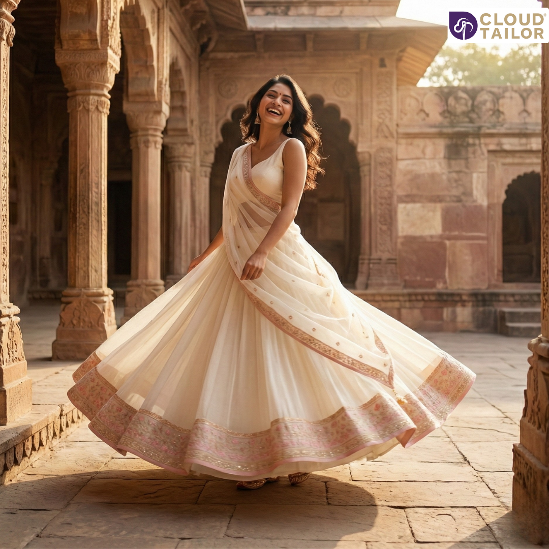 How the Lightweight Lehenga Redefined Modern Ethnic Fashion in  | CloudTailor