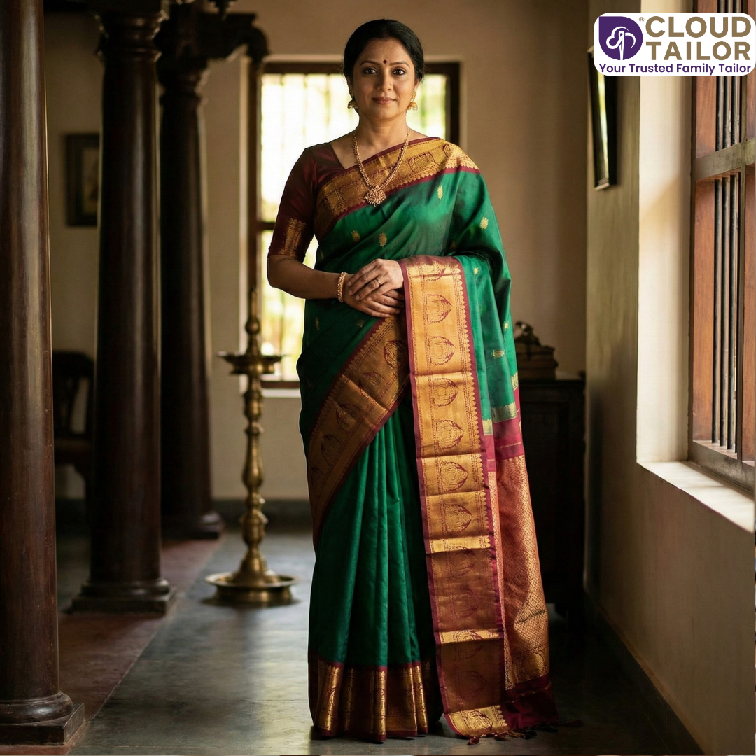 Kanchipuram Silk Sarees and the Beauty of Traditional Indian Fashion in  | CloudTailor