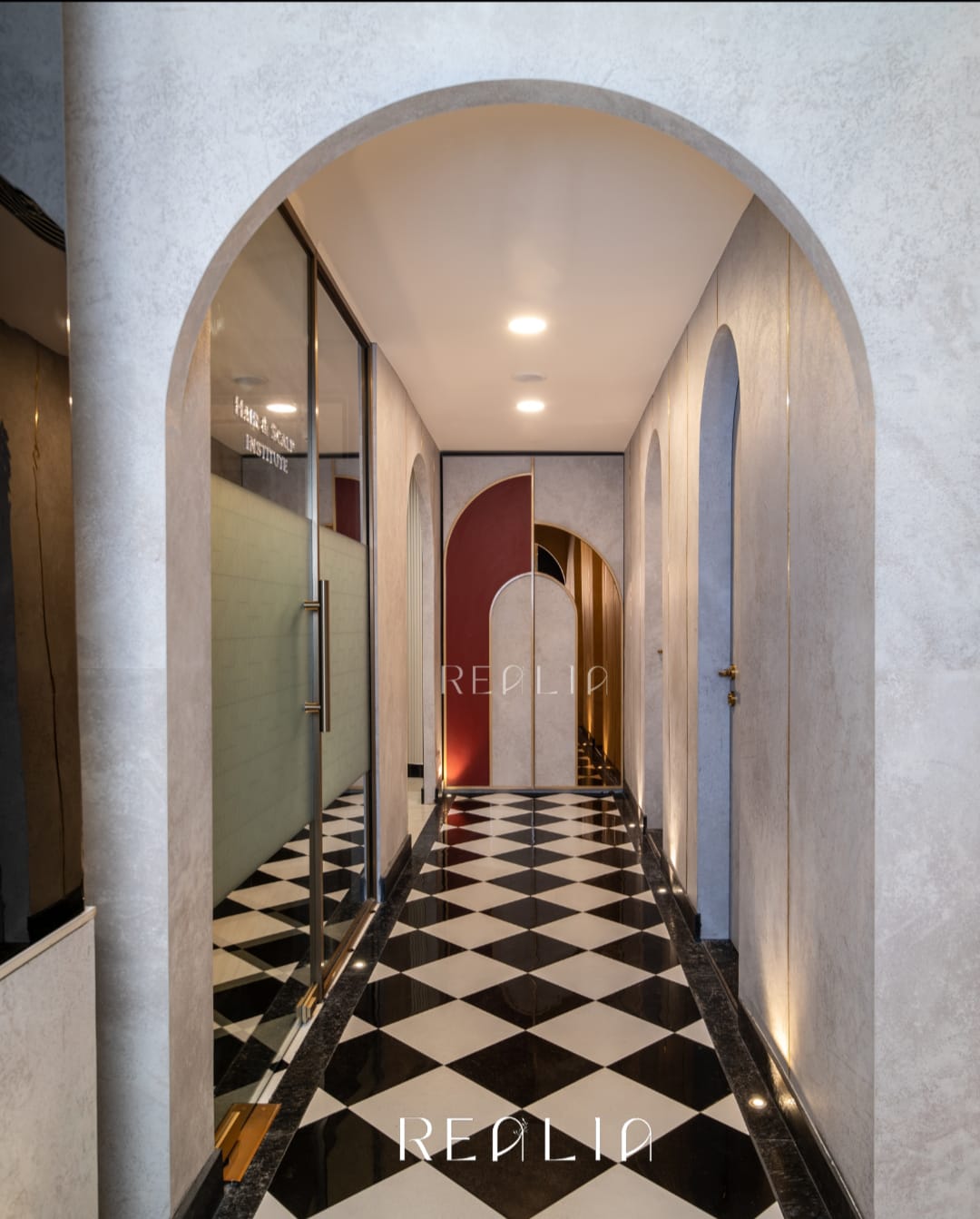Professional salon interior