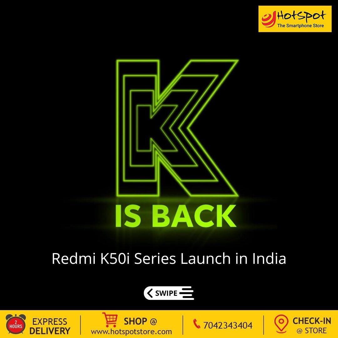 Redmi K 50i launch