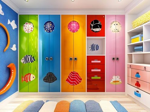 Wardrobe Laminates for Kids’ Rooms: Fun Designs and Colors