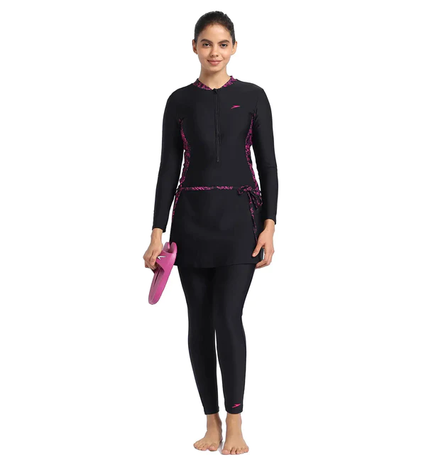 Women Endurance10 Printed Two Piece Full Bodysuit
